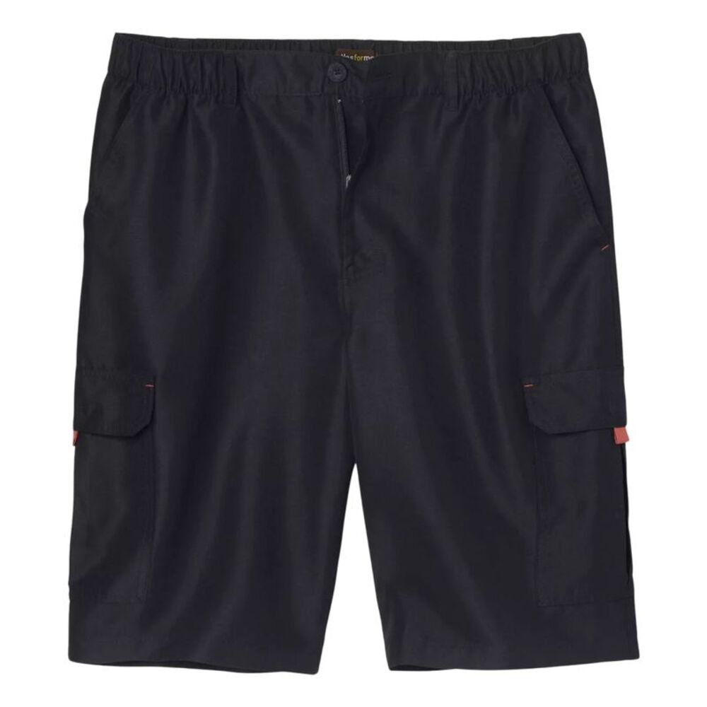 Atlas For Men Mens Microfiber Cargo Shorts / Black